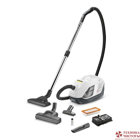 Пылесос с аквафильтром Karcher DS 6 Plus (white)