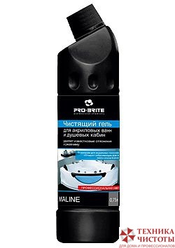 PRO-BRITE MALINE гель для чистки акриловых ванн 750мл