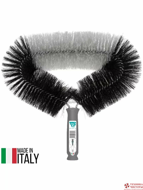 TTS Округлённая  Web-щётка с системой крепления Lampo для телескопических рукояток и штанг