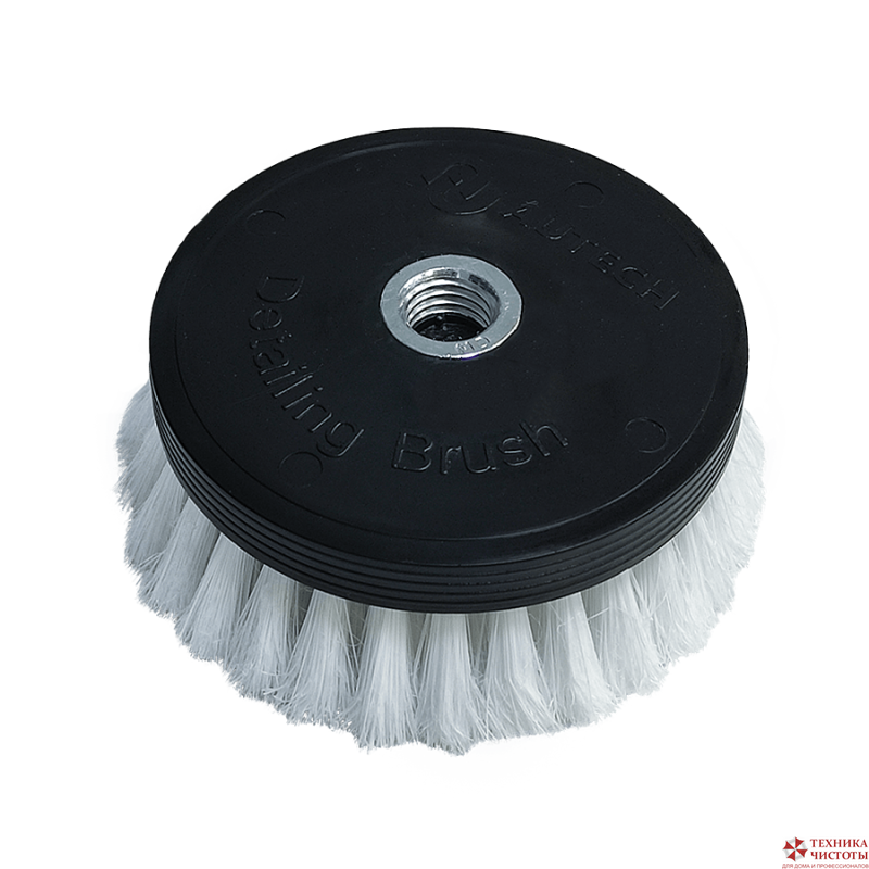 Щётка детейлера для кожи в виде насадки на электрические приборы