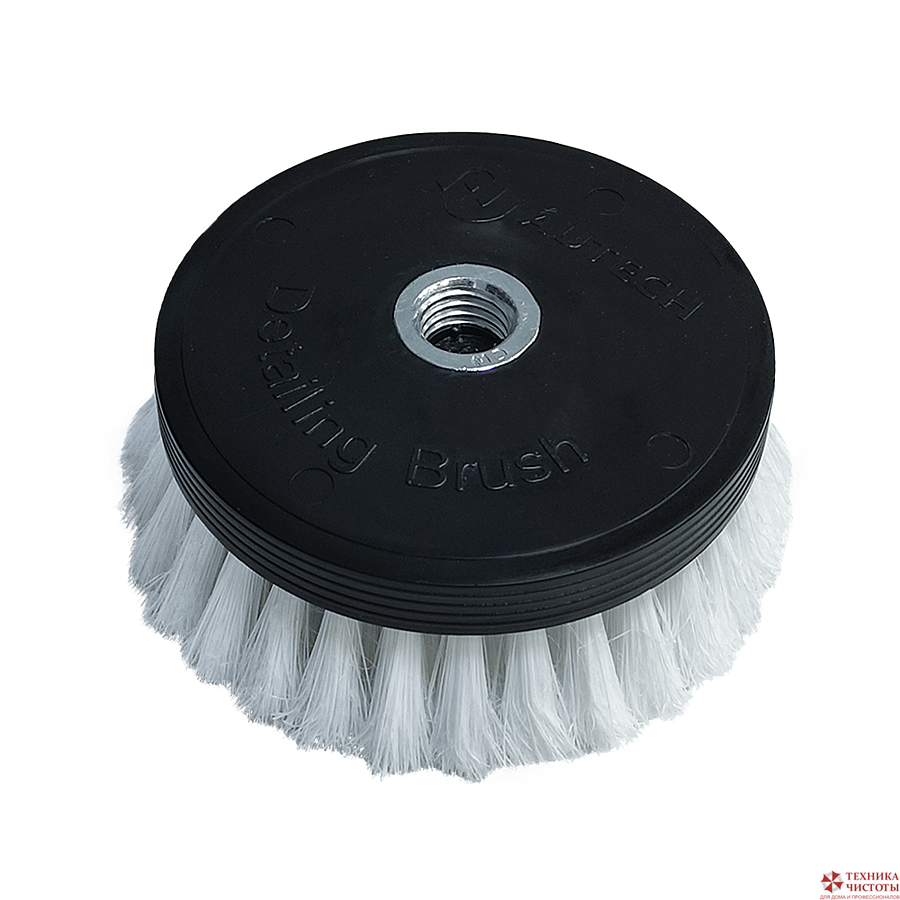 Щётка детейлера для кожи в виде насадки на электрические приборы