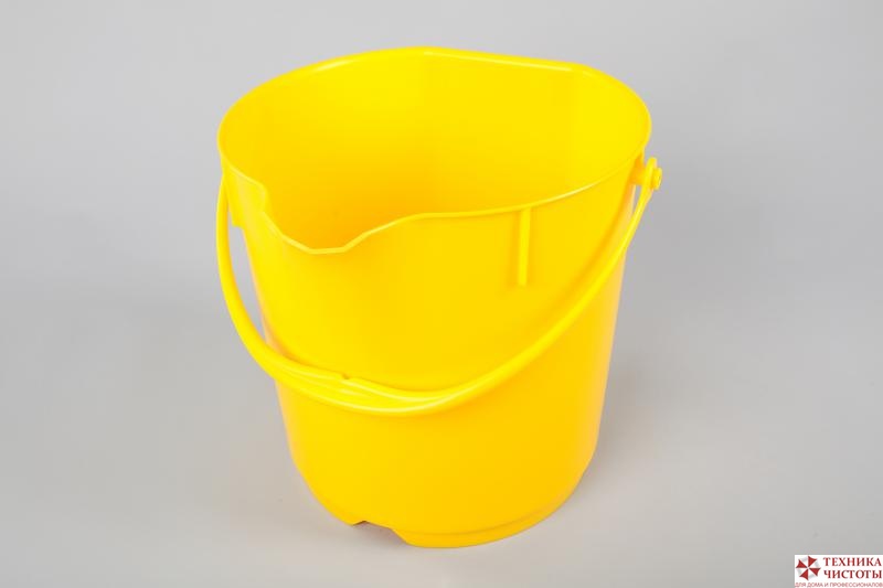 Ведро 15 литров полипропилен, желтый