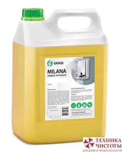 Жидкое крем-мыло MILANA "Молоко и мед", 5л Grass (Грасс)