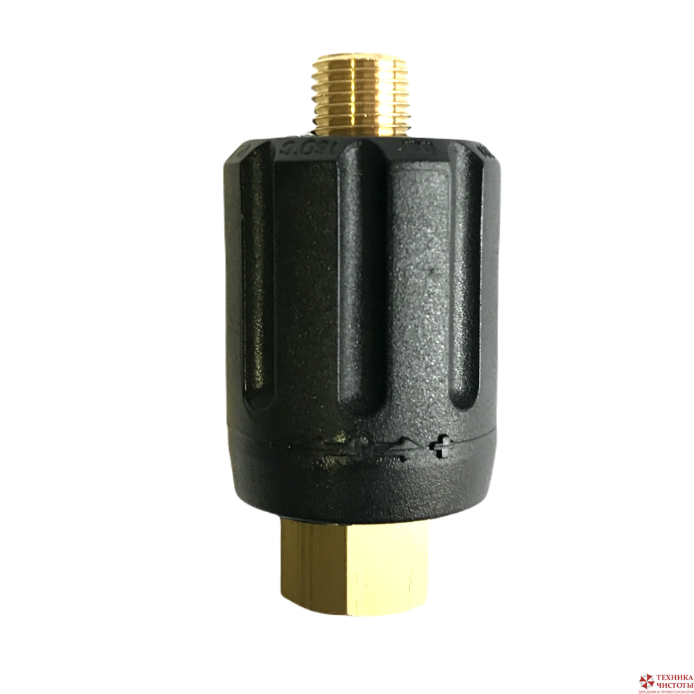 Регулятор потока высокого давления. Резьба G1/4-F х G1/4-M. Макс.давление 280 Бар. Латунь.