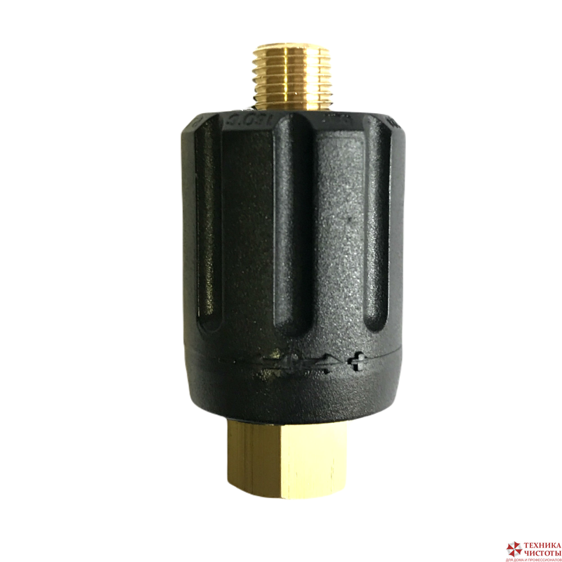 Регулятор потока высокого давления. Резьба G1/4-F х G1/4-M. Макс.давление 280 Бар. Латунь.