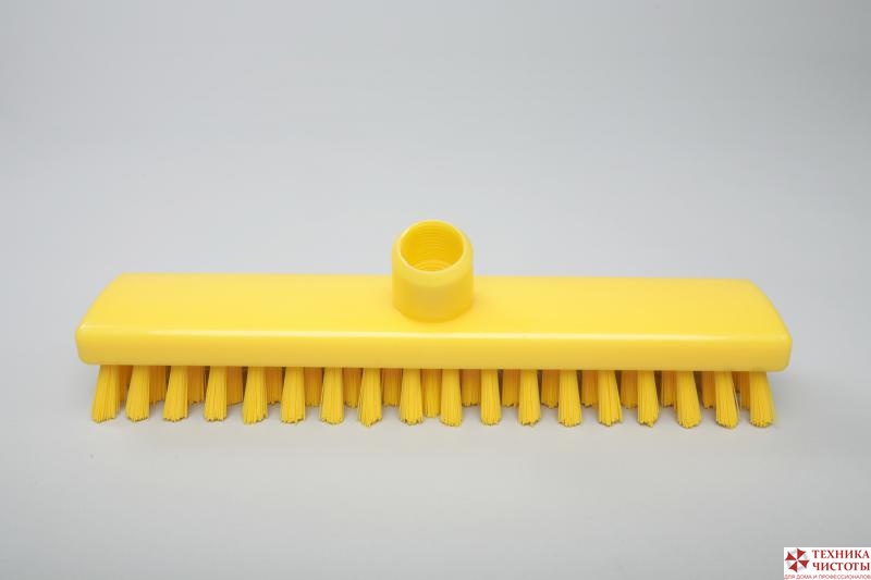 Щетка для пола - жесткая 300х60 мм, желтый