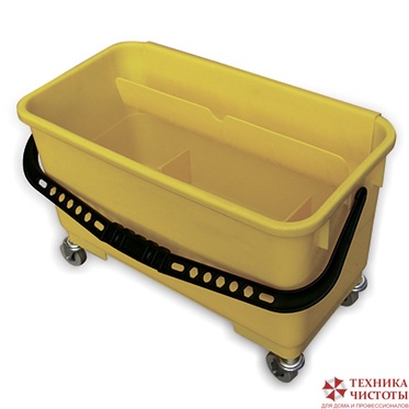Ведро для мойки окон на колесах, 26л