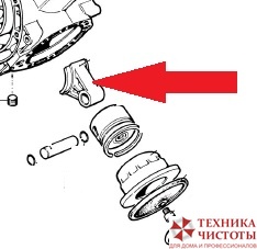 Шатун для АВД COMET PREMIUM 9-15 