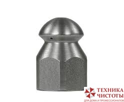 Форсунка каналопромывочная (с боем вперед и назад, вход 1/4внут, 1х3 отверстие, размер 025)