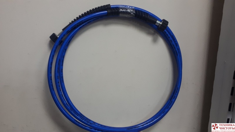 Шланг ВД CARWASH COMFORT DN06 для моек самообслуживания 5м, 200бар, М 22*1,5 гайка-гайка синий