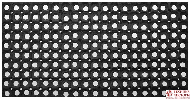 Грязезащитный резиновый входной коврик "Module 16",40*60 см