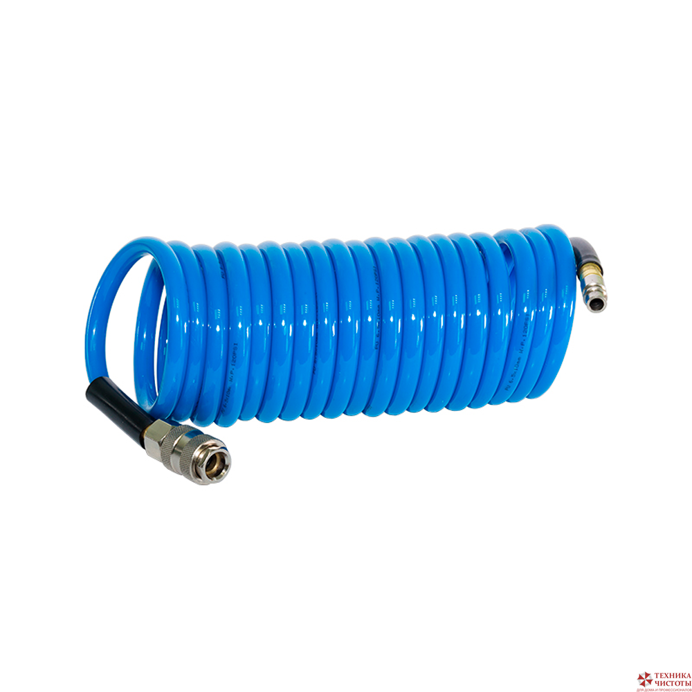 Шланг для компрессора спиральный 20 м Fubag (рапид, полиуретан)