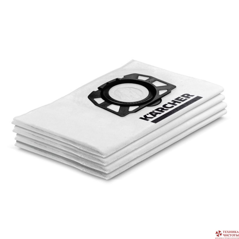 Мешки флисовые для пылесоса WD 2 Plus/ WD 3, 4 шт