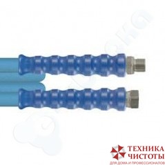 Шланг Foodjet среднего давления, 20m, DN12, 80bar, 1/2внеш - 1/2внут, -40°C - +150°C, нерж