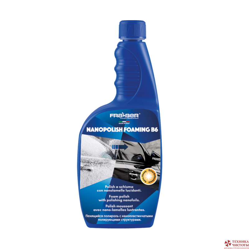 NANO POLISH FOAMING B6. Жидкий полироль с наночастицами, 1000 мл