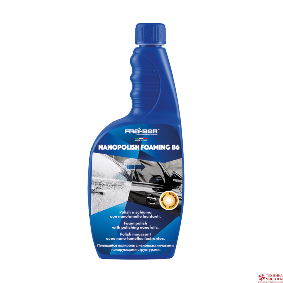 NANO POLISH FOAMING B6. Жидкий полироль с наночастицами, 1000 мл