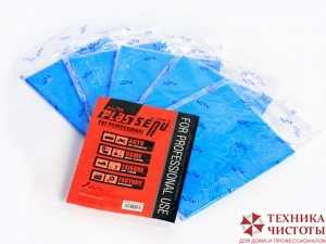 Салфетка водопоглащающая AION Plas Senu, без тубы, 43х33 см, голубая