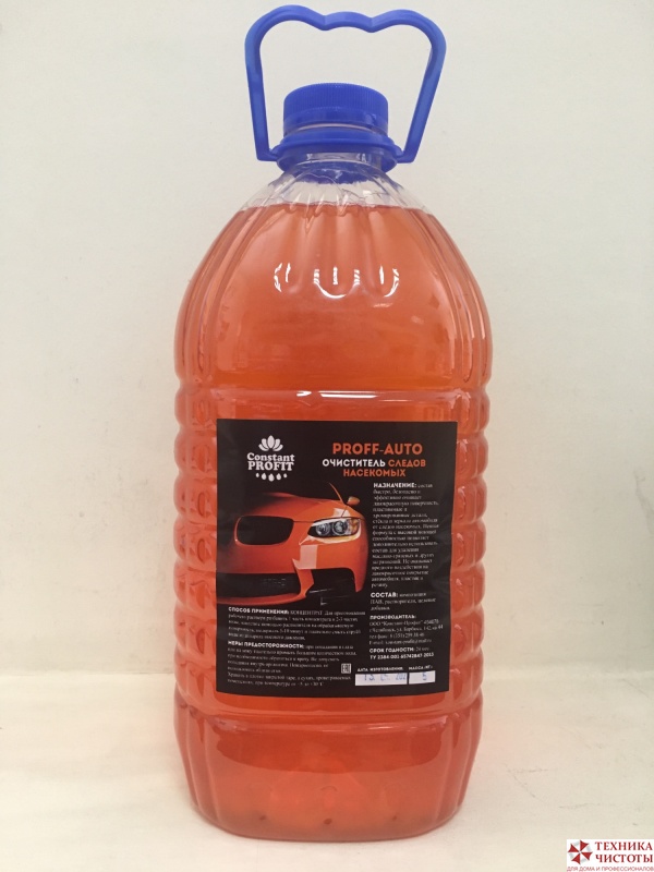 Очиститель следов насекомых PROFF AUTO 5л