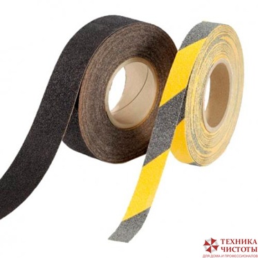 Противоскользящая самоклеющаяся лента Safety Trax, 25 мм*18м,черная желтая
