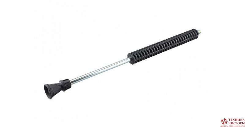 Копье прямое с форсункодержателем,L=70 см,1/4 внеш, оцинк.сталь