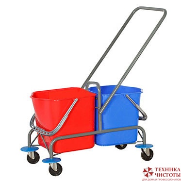 Тележка уборочная двухведерная 2х23 л, без отжима