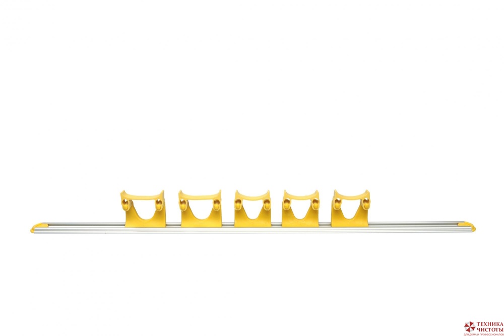 Планка с крепежом (3 маленьких/2 больших  крепления) 900 мм., желтый