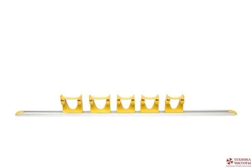 Планка с крепежом (3 маленьких/2 больших  крепления) 900 мм., желтый