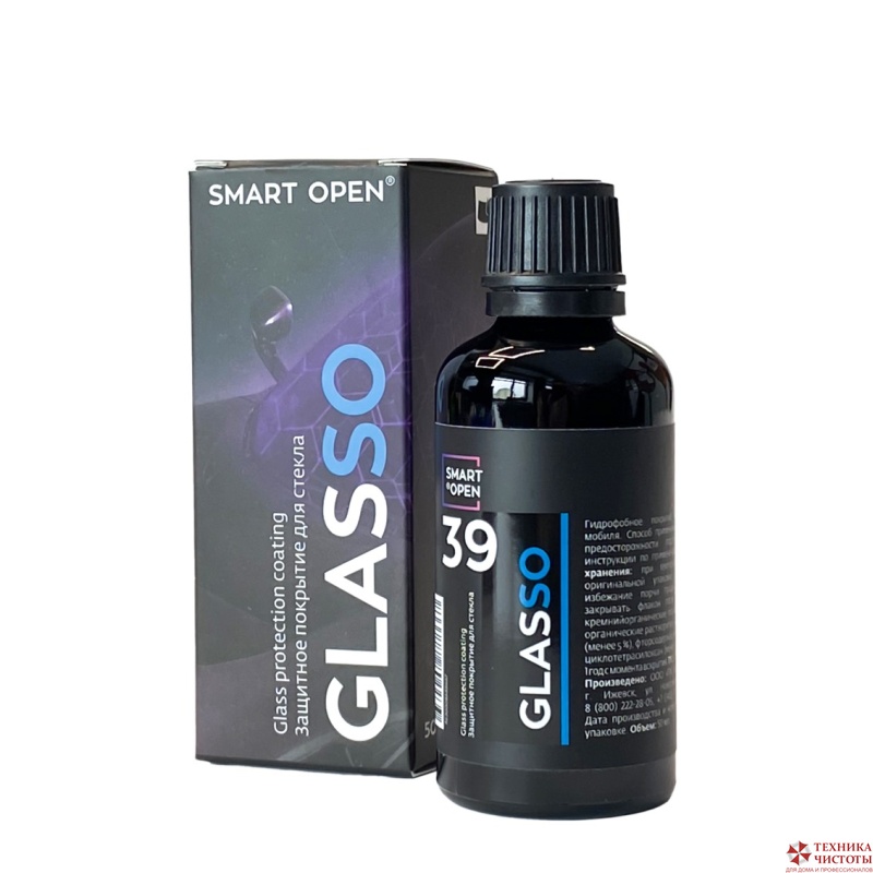 39 GLASSO Защитное покрытие для стекла,10 мл