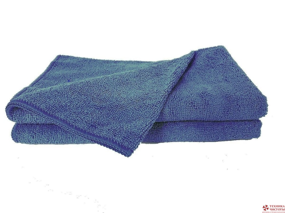 Салфетка для пола из микрофибры 50х60 см,320 г/м2,синяя