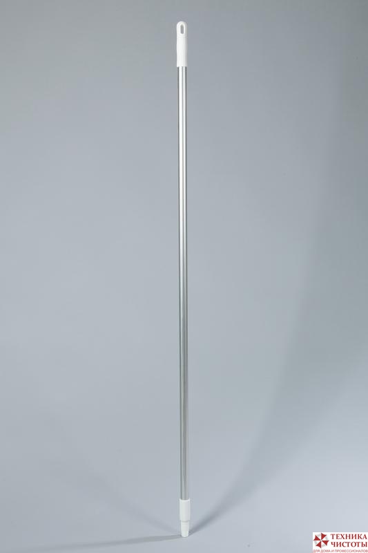 Ручка со стандартной рукоятью, алюминий - 1500х25 мм., белый