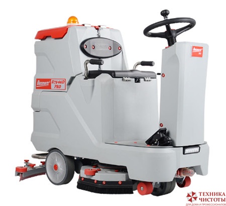 Bennett Ranger R75-66dPro с литиевым АКБ 105А/ч Аккумуляторная поломоечная машина с местом оператора