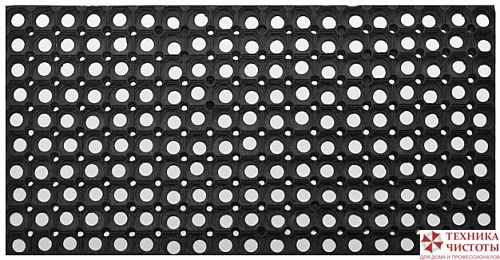 Грязезащитный резиновый входной коврик "Module 16",50*80 см