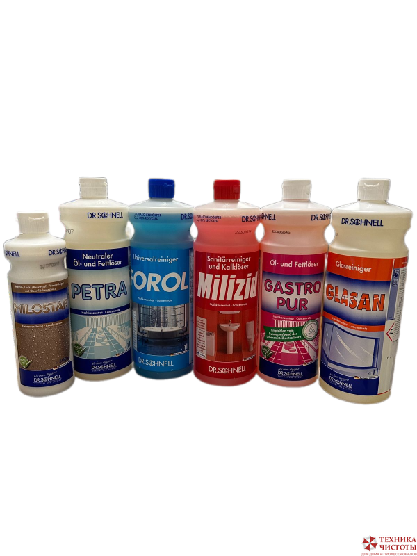 Стартовый набор для клининга Dr.Schnell 6 топовых средства