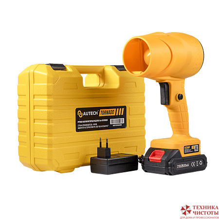 Устройство для сушки салона автомобиля, обдувка Торнадо. 2500 мА. 