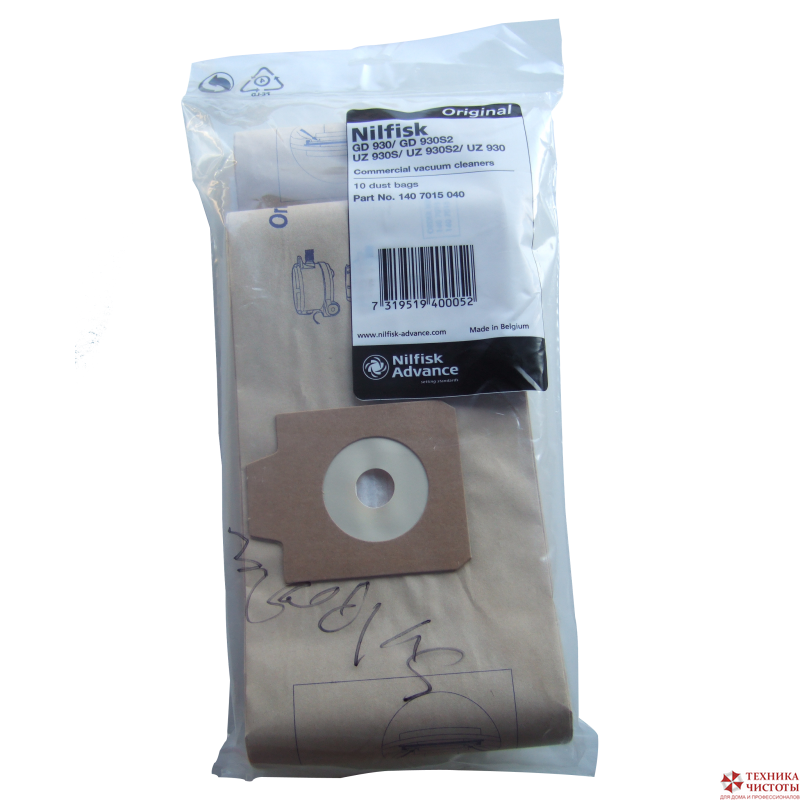 DUST BAG 10-PCS Пылесборники однор.10шт/уп. NILFISK 