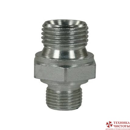 Переходник M22x1,5 внеш - 1/2 внеш, 400bar, оцинк.сталь