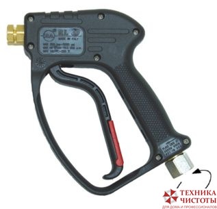 Пистолет RL 26 + поворотный фитинг SW6, вход 3/8"г, выход 1/4"