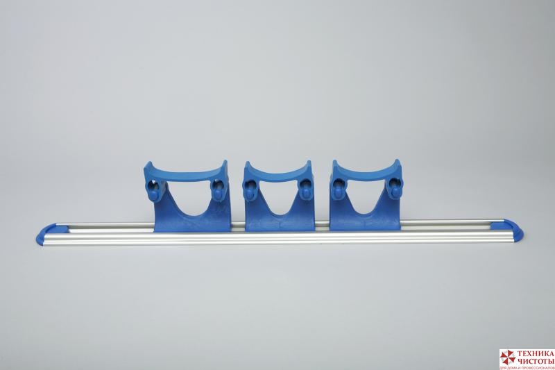 Планка с крепежом (2 маленьких/1 большое крепления) 500 мм., синий