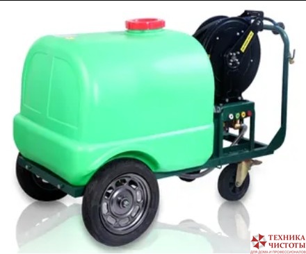 Аппарат высокого давления Bennett QT2515 бензиновый с бочкой