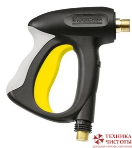 Пистолет с мягкой накладкой и уменьшенным усилием удержания рычага (М 22 х 1,5)