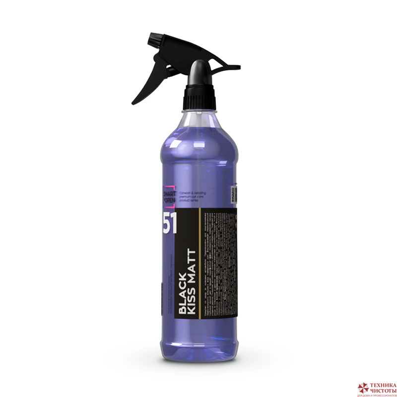 51 BLACK KISS MATT - Быстродействующий матовый чернитель шин автомобиля, 0,5 л