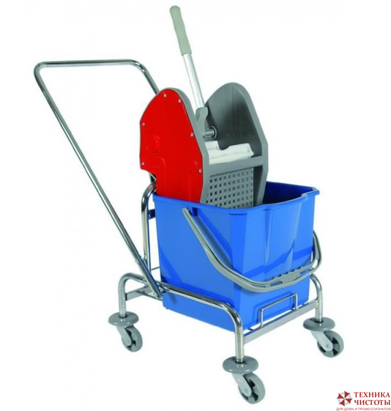 Тележка одноведерная с отжимом, 25л