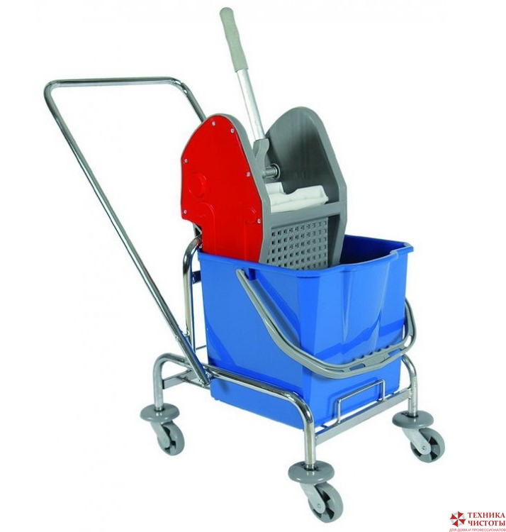 Тележка одноведерная с отжимом, 25л