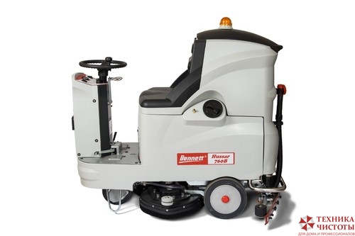 Bennett Hussar H860b с литиевым АКБ 150 А/ч Аккумуляторная поломоечная машина с местом оператора