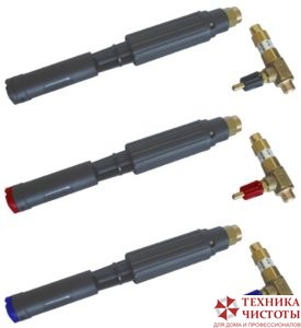 Пенообразующая насадка LS12  с наружным эжектором;  вход 1/4г - 3/8ш-ш. (красный)