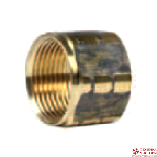 Гайка накидная для прессниппеля M22, 400bar, внут.диаметр 16,4mm, латунь