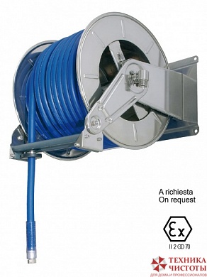 Ramex AV 6001 FE Барабан инерционный, 20 бар, для шланга 40 м (окраш)