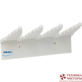 Настенный держатель для инвентаря, 240 мм,белый