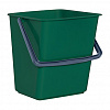 Ведро для тележки 18л, пластик, цвет зеленый