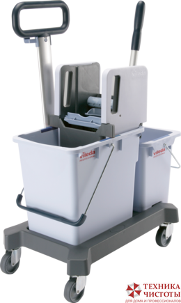 Vileda Система двухведерная КомбиСпид Про с ведрами 25л и 10л